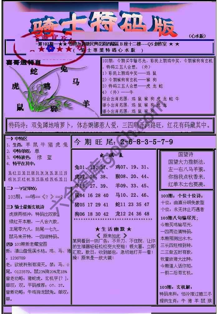 另类骑士特码版