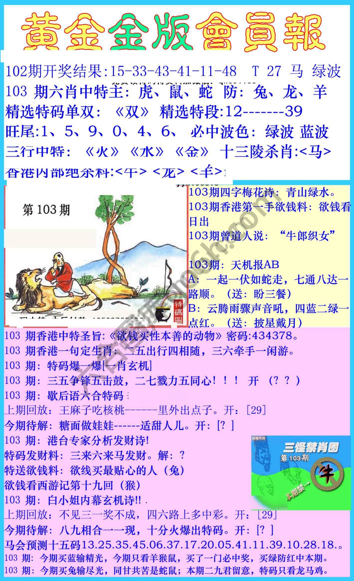 黄金金版会员报