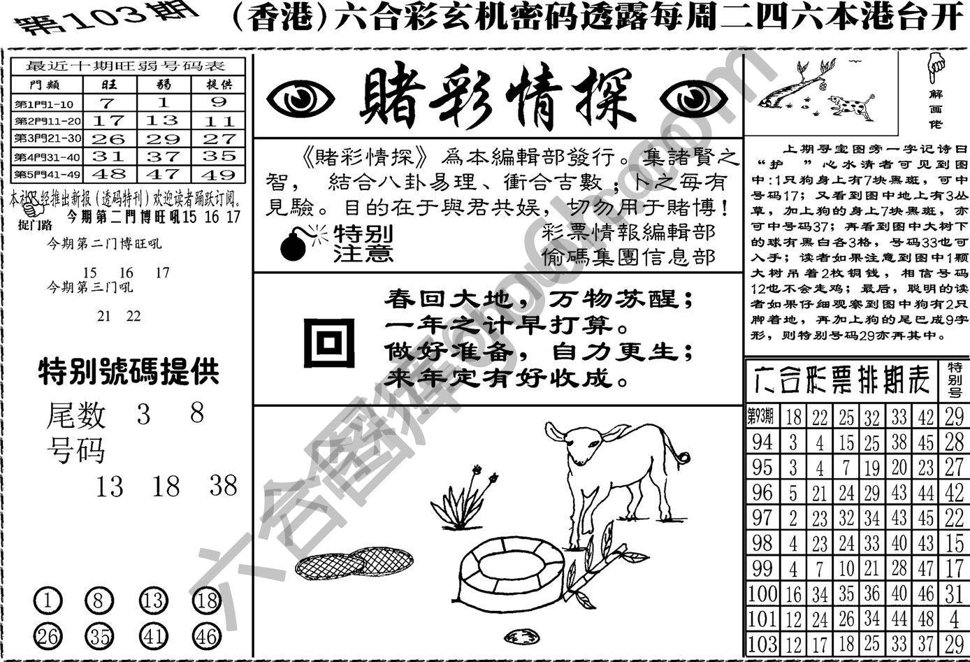 赌彩情探