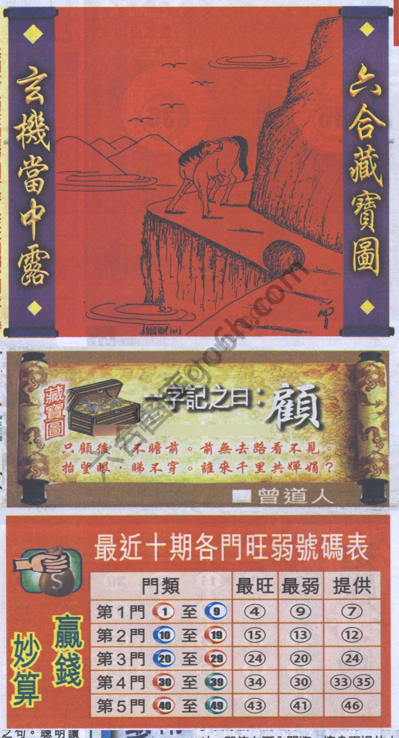 高清跑狗图