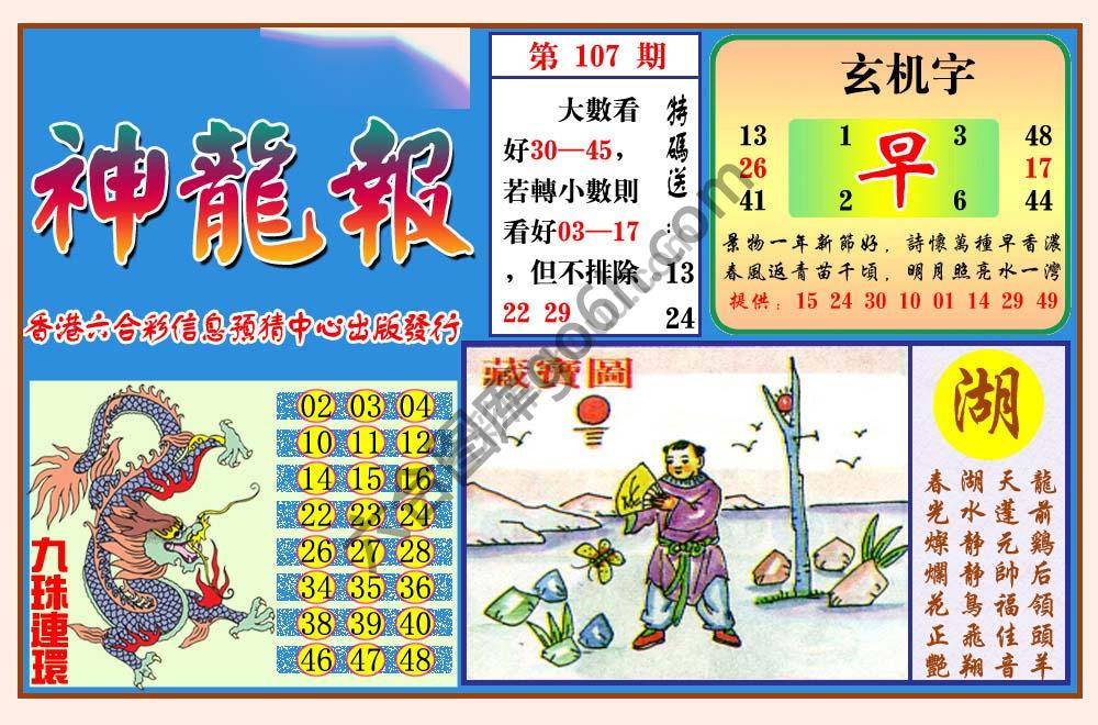 蓝月亮神龙报