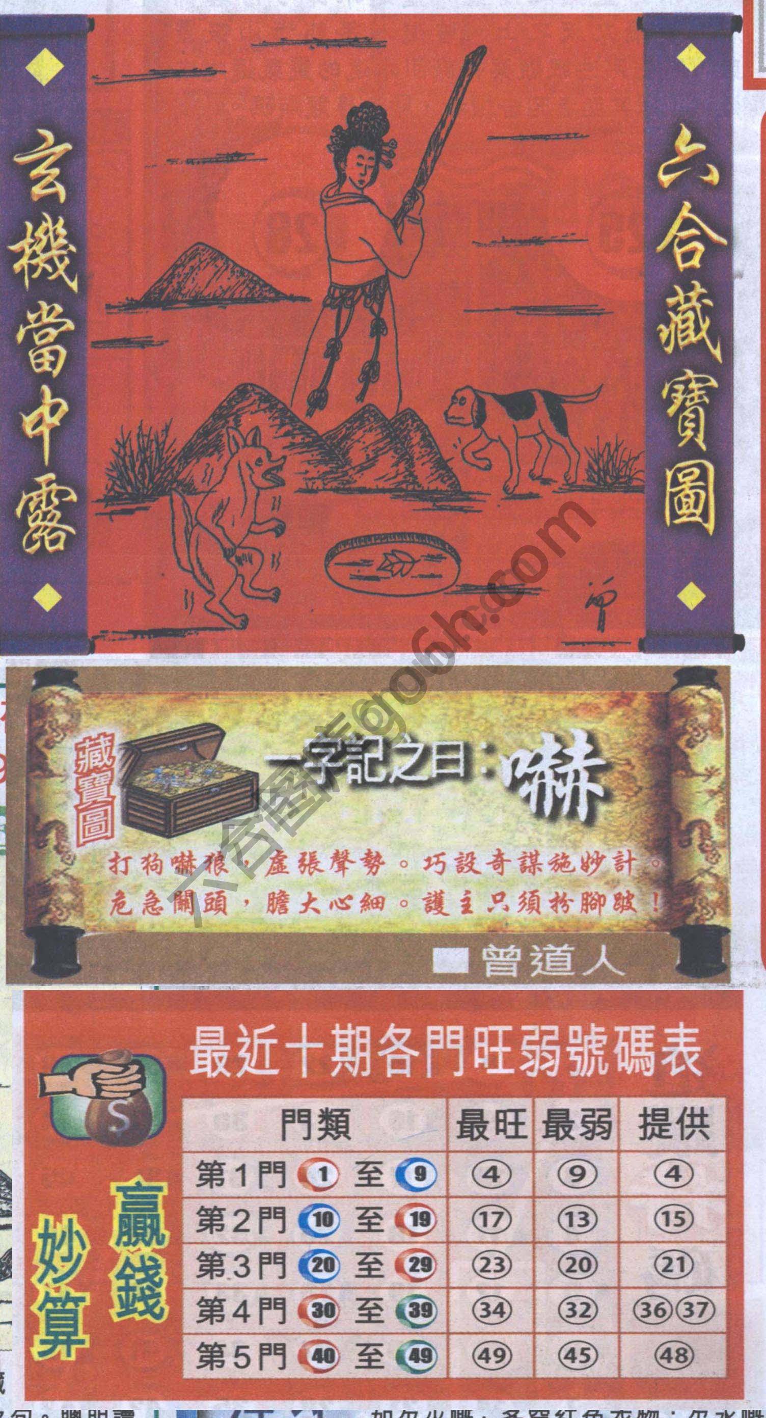 高清跑狗图
