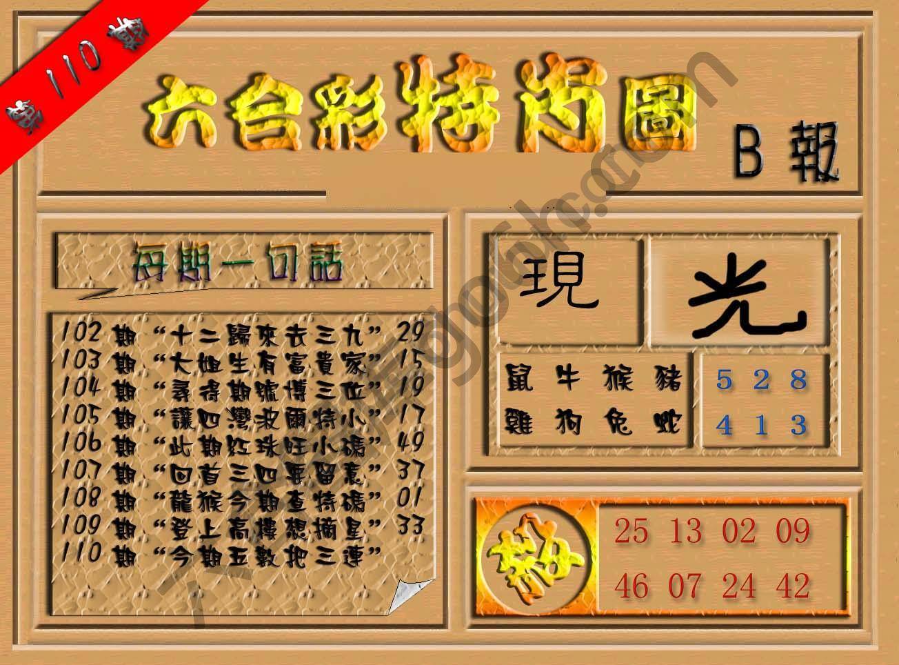 六合彩特肖图