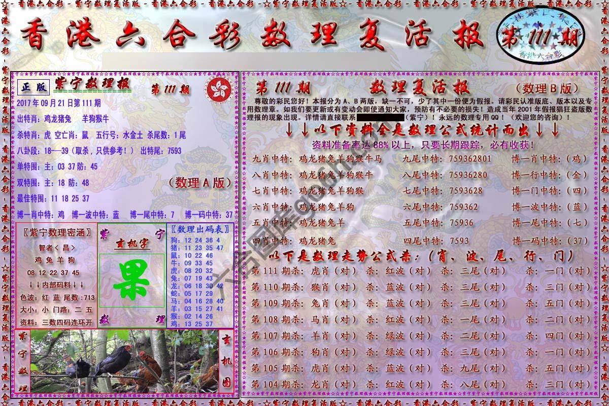 数理复活报