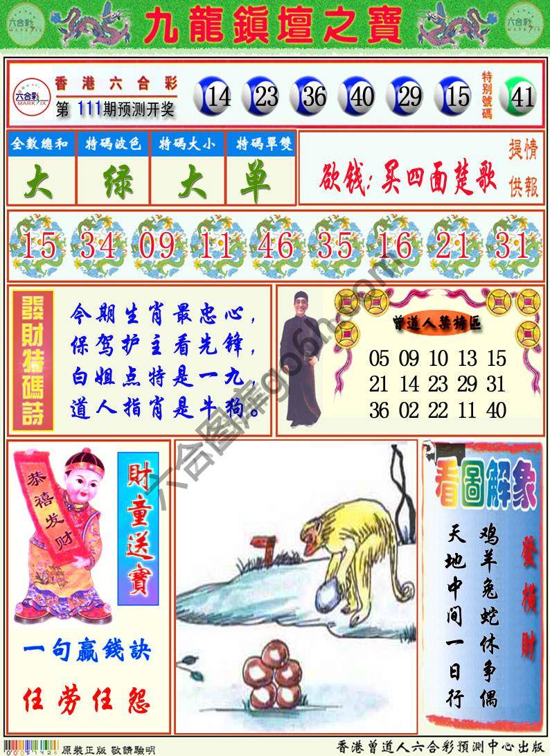九龙挂牌解特码