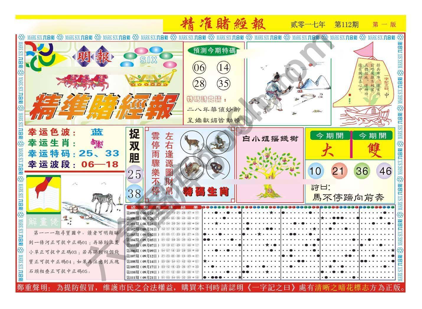 精准赌经报