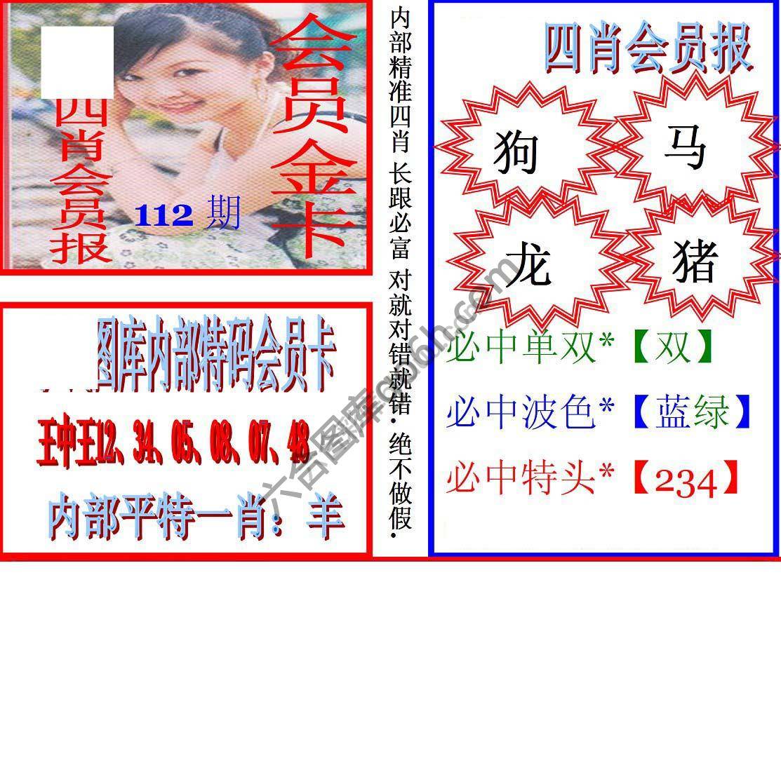 马经四肖会员报