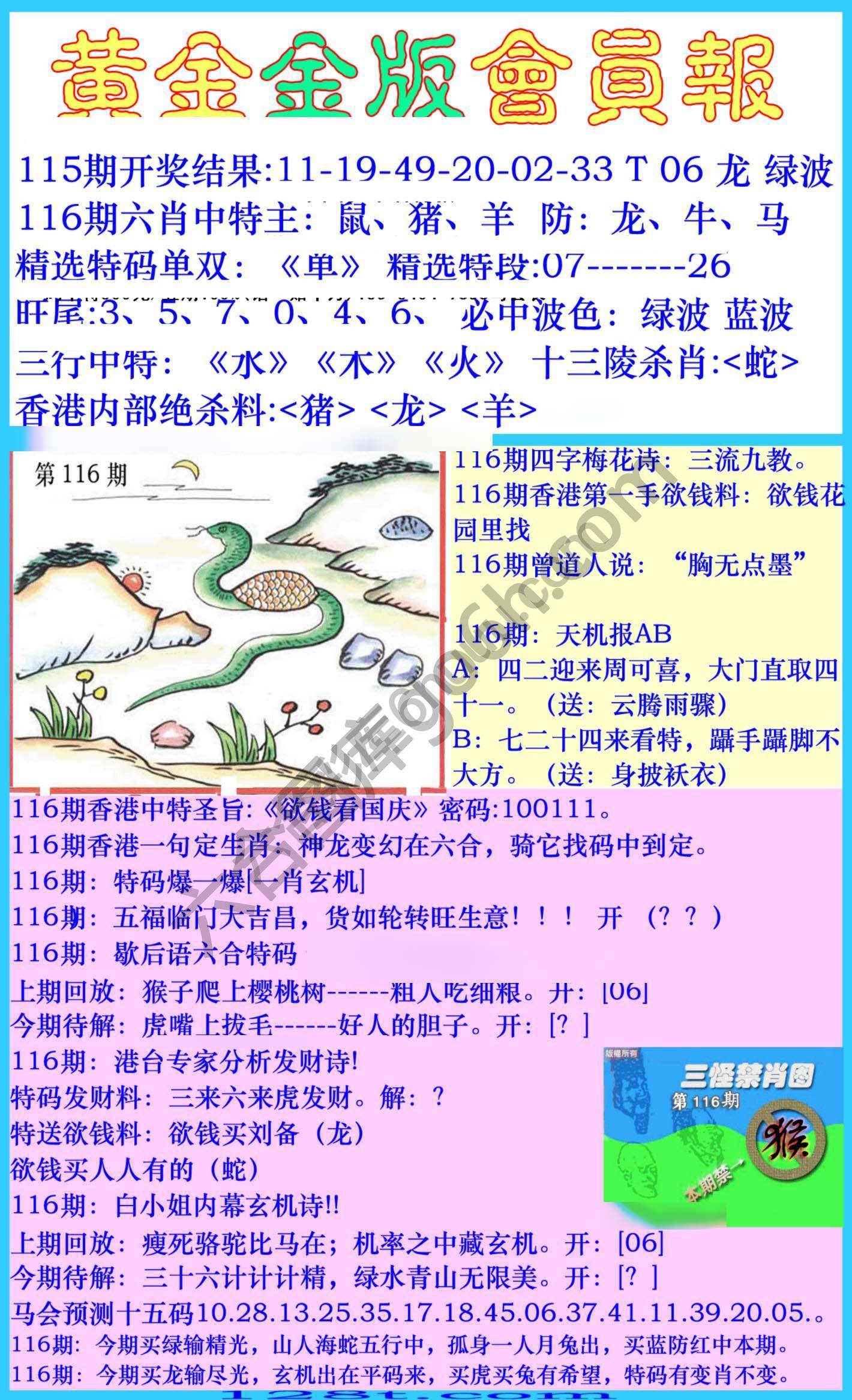 黄金金版会员报