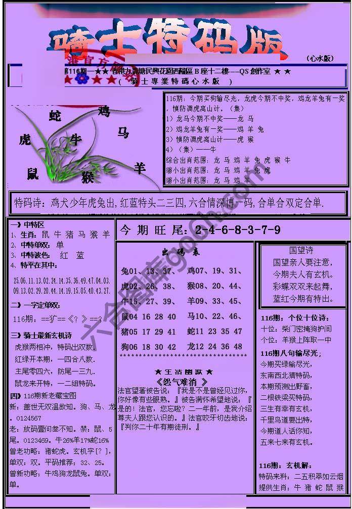另类骑士特码版
