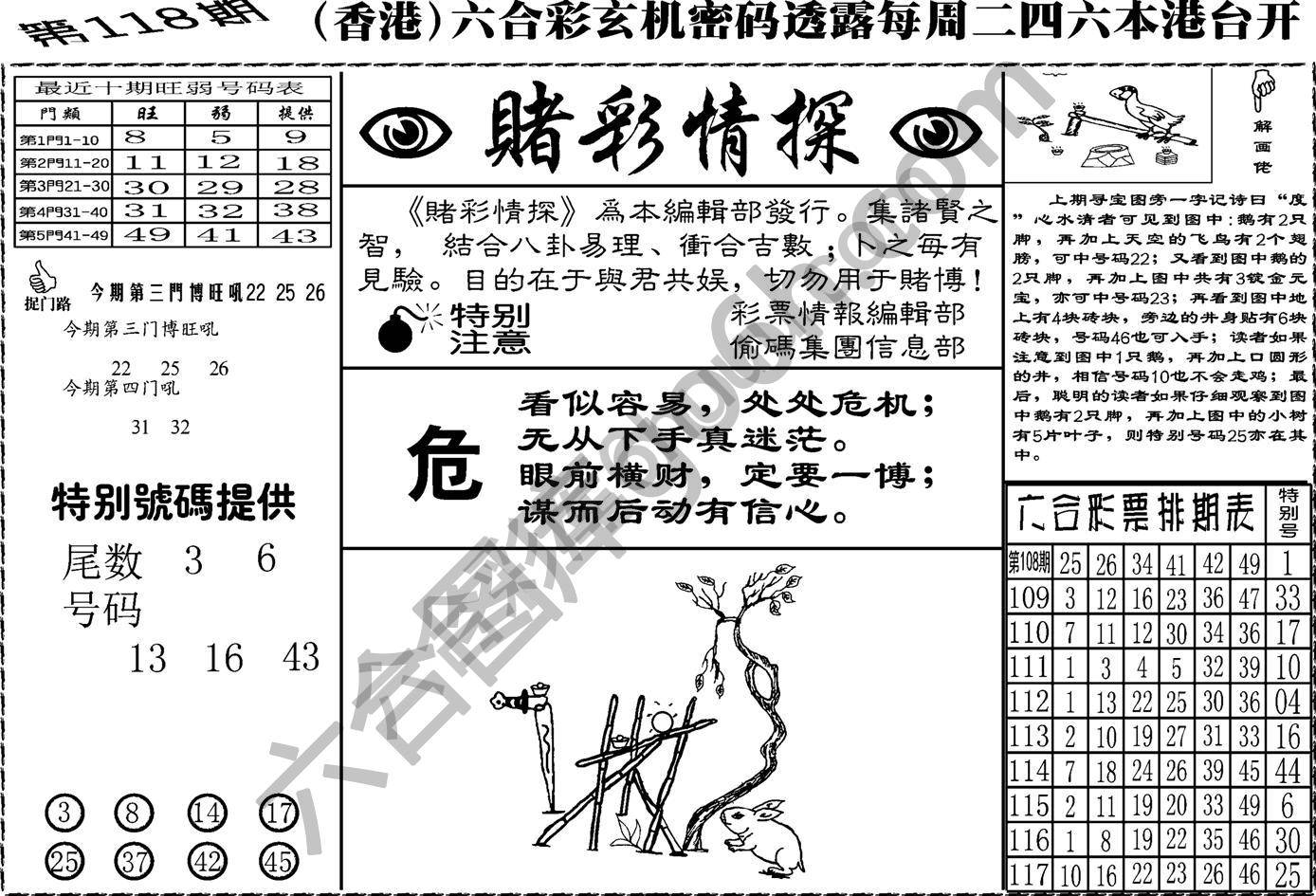 赌彩情探