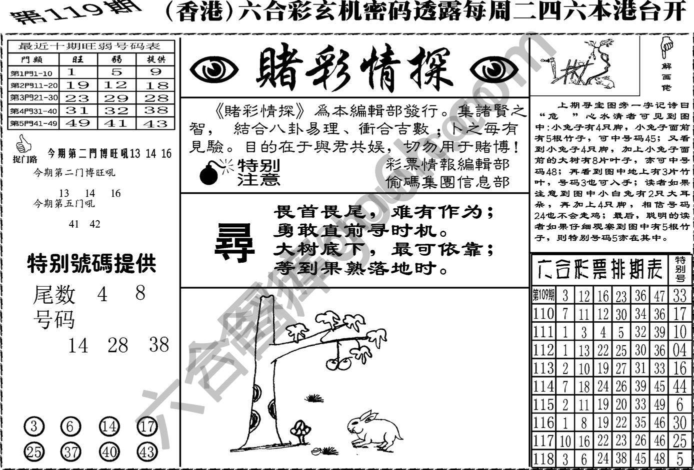 赌彩情探