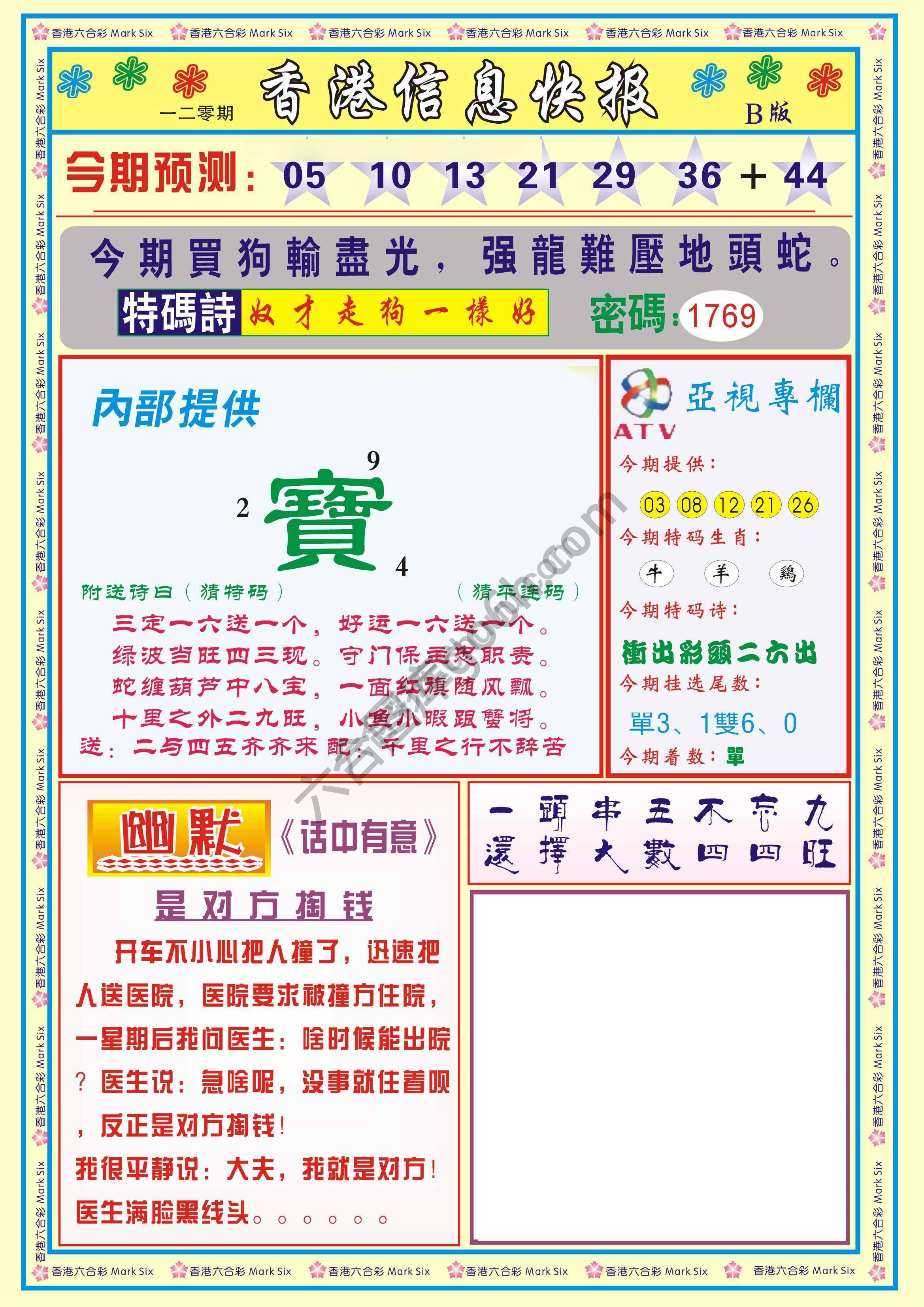 香港信息快报