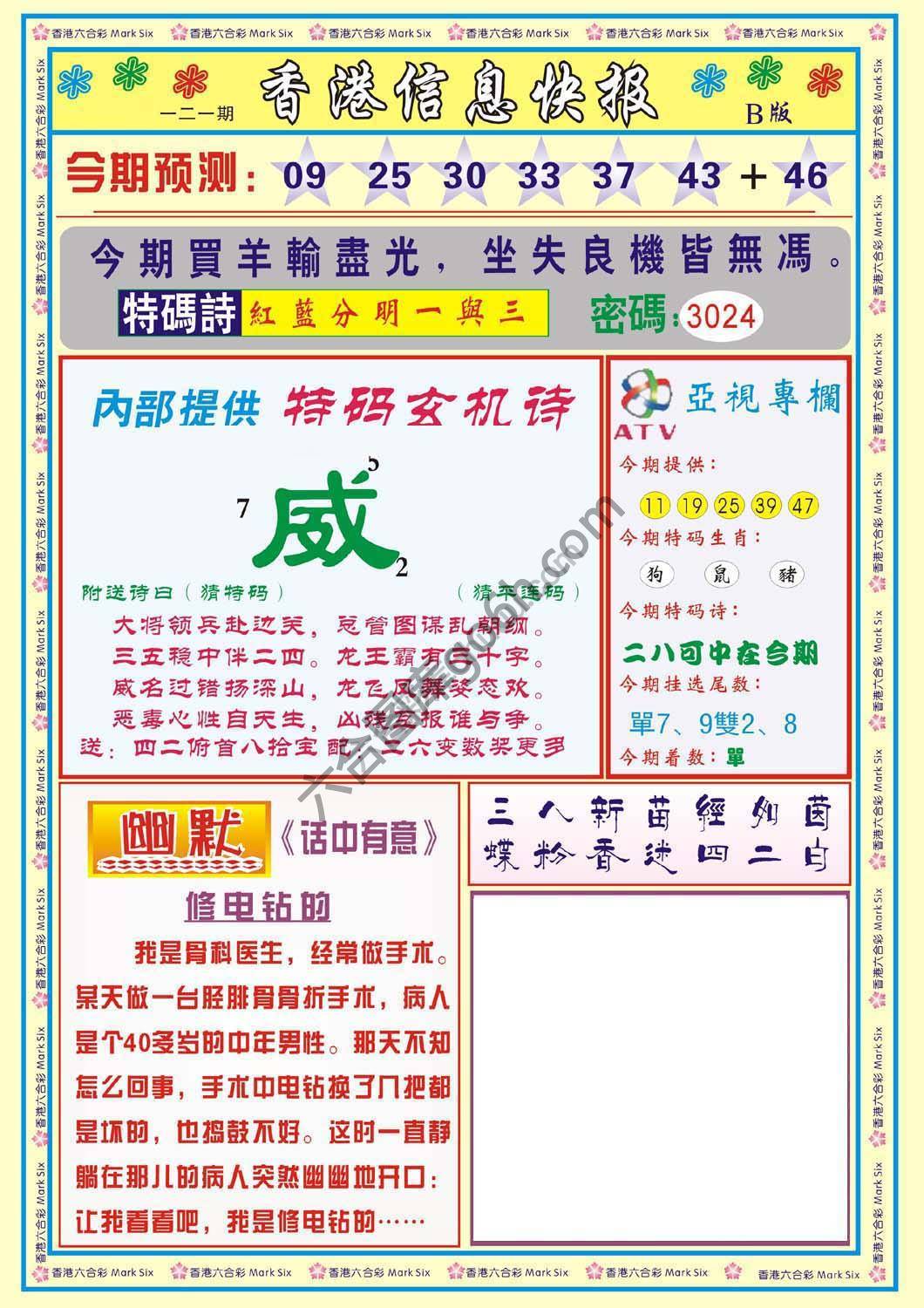 香港信息快报