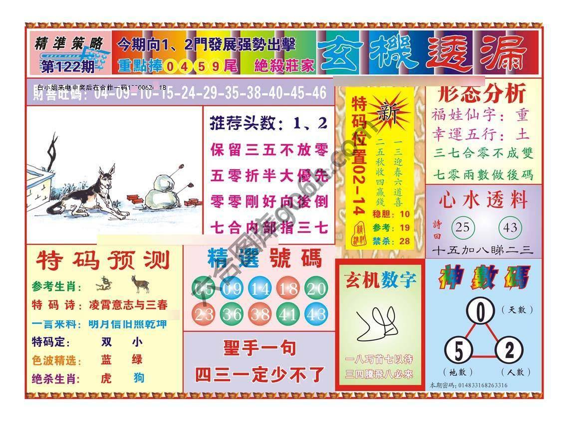 玄机透漏