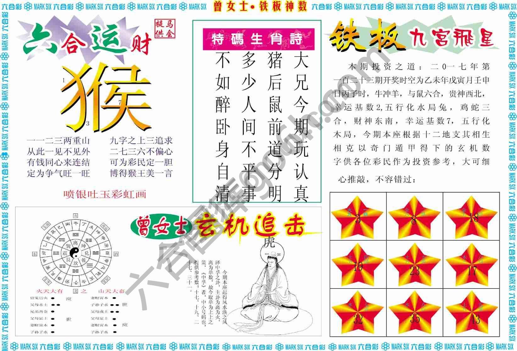 曾女士铁板神数