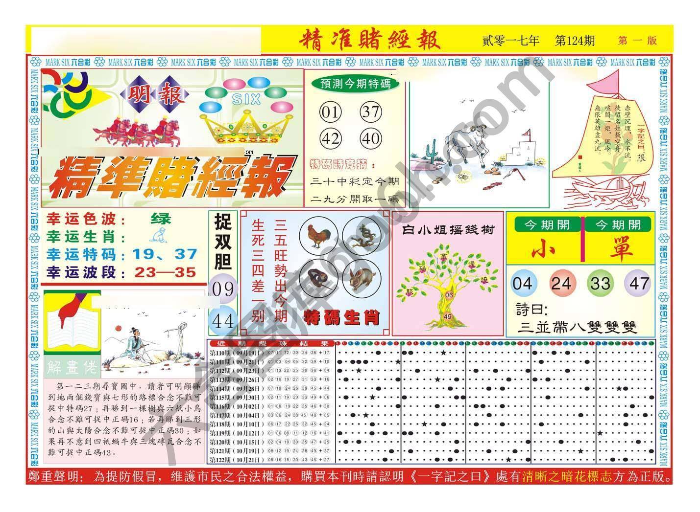 精准赌经报