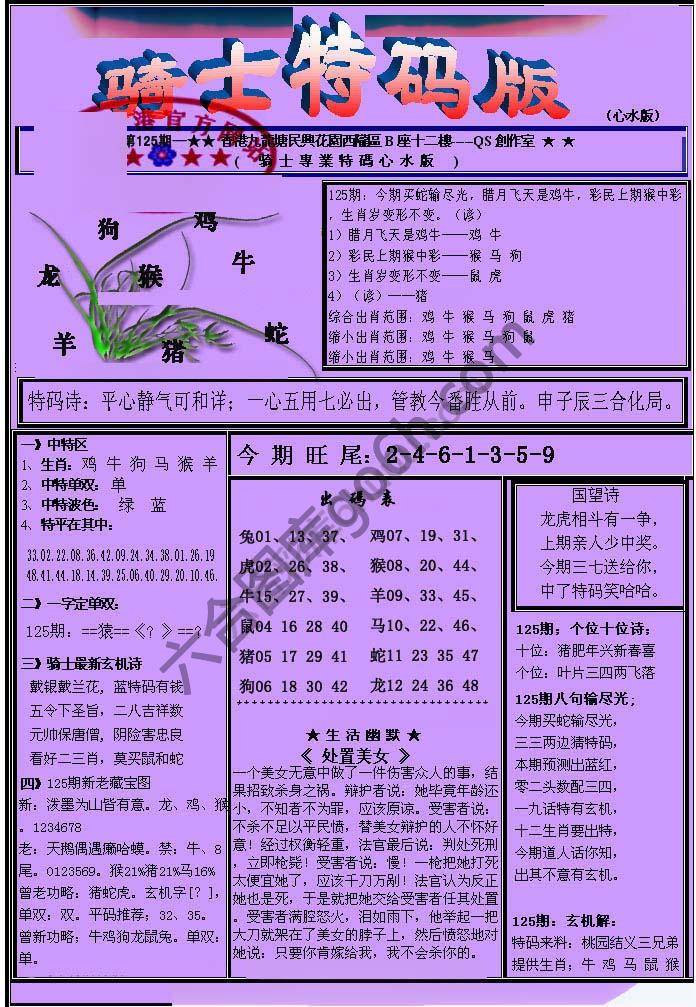 另类骑士特码版