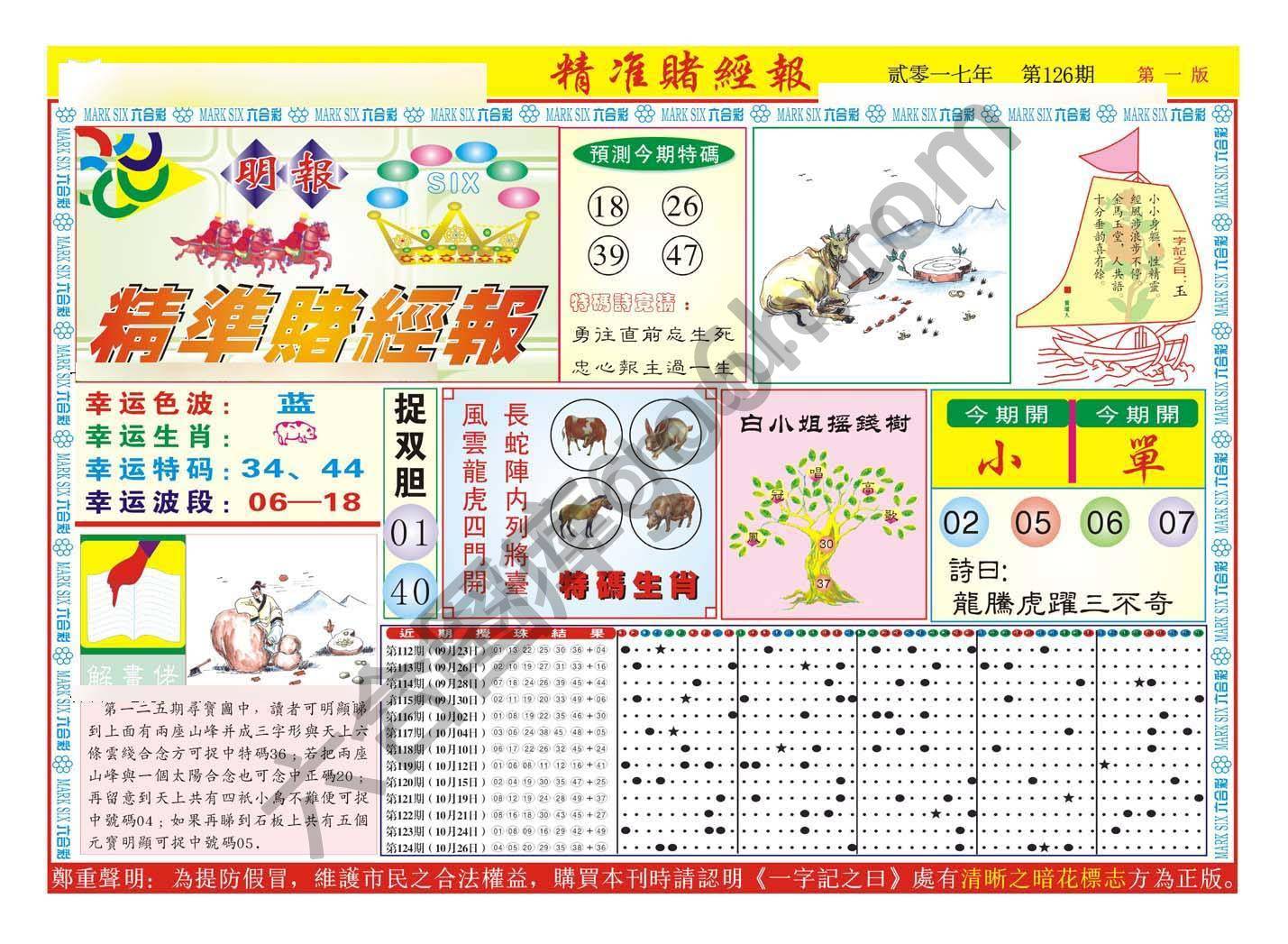 精准赌经报