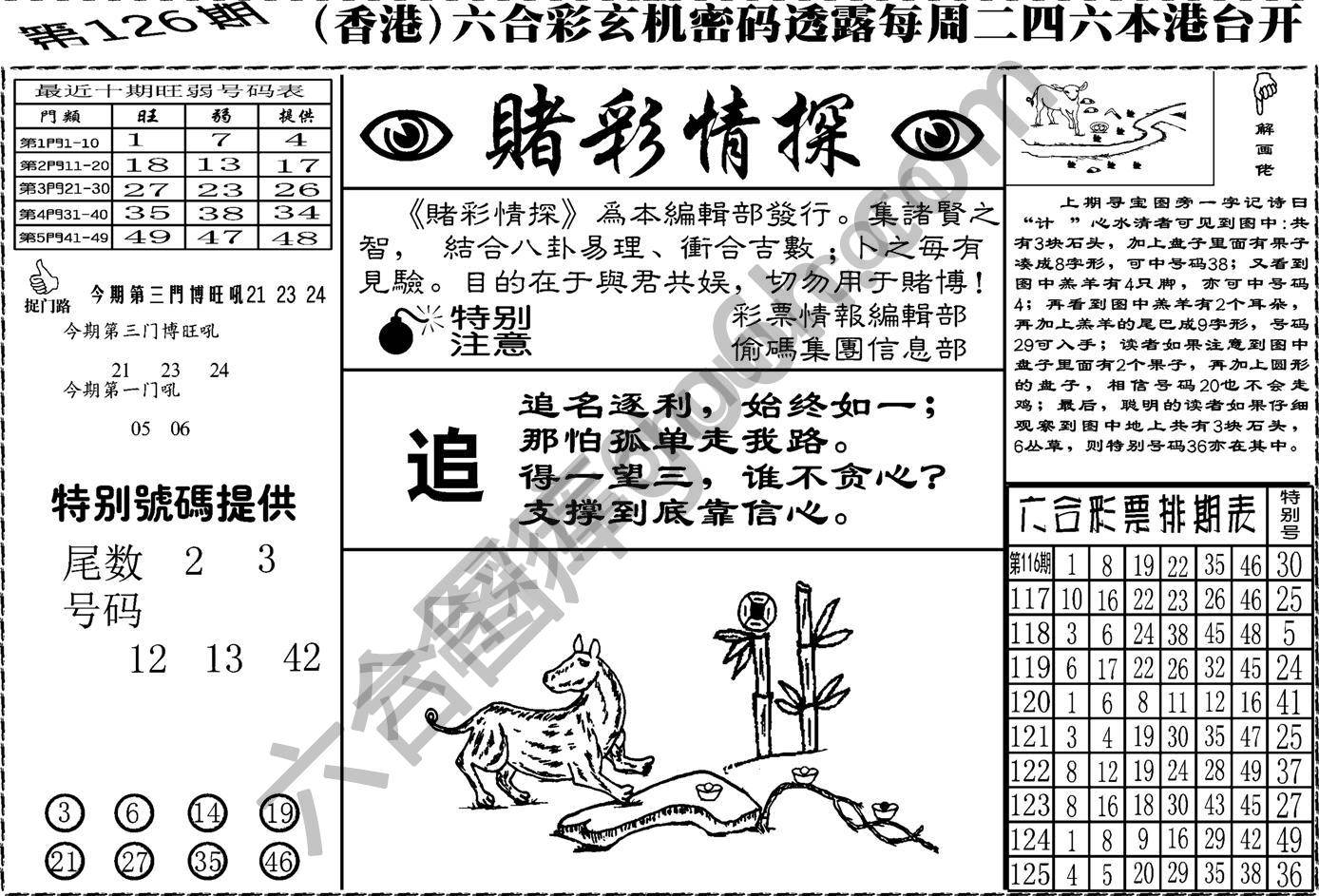 赌彩情探