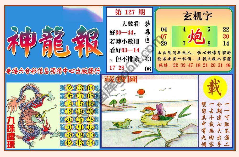 蓝月亮神龙报