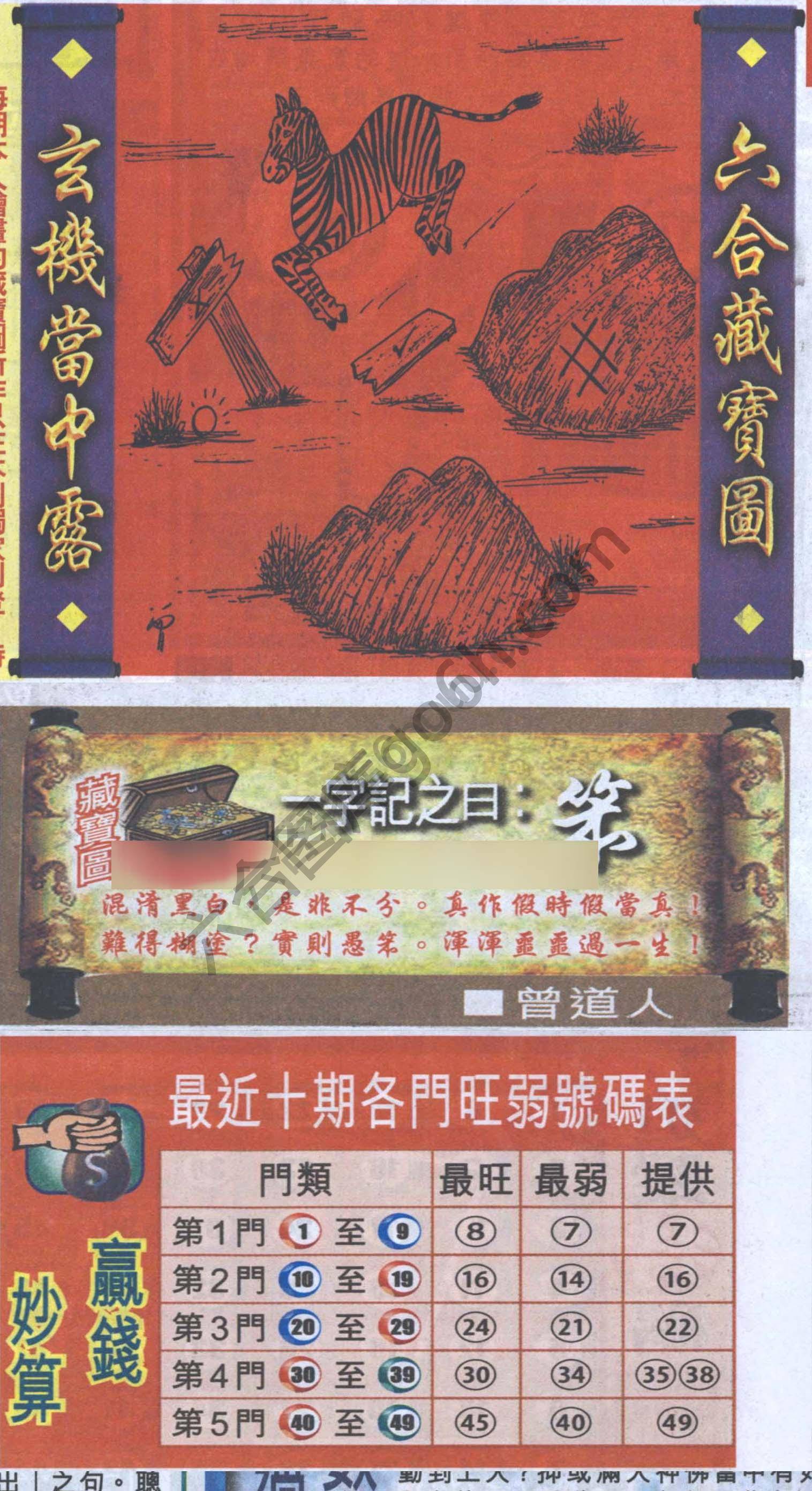 高清跑狗图