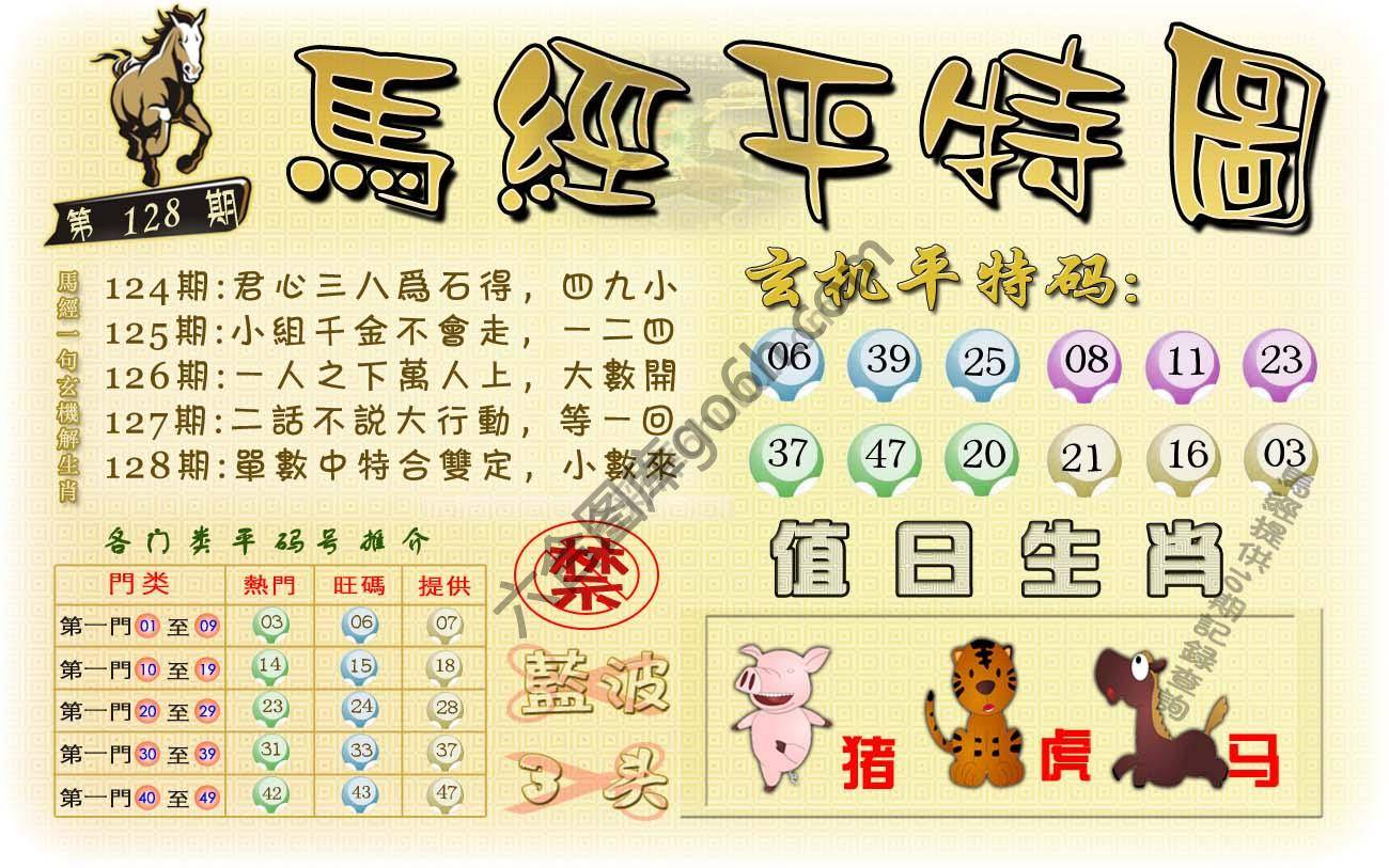 马经平特图