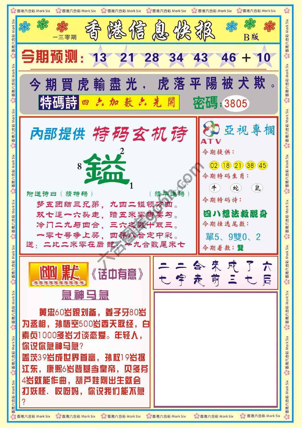 香港信息快报