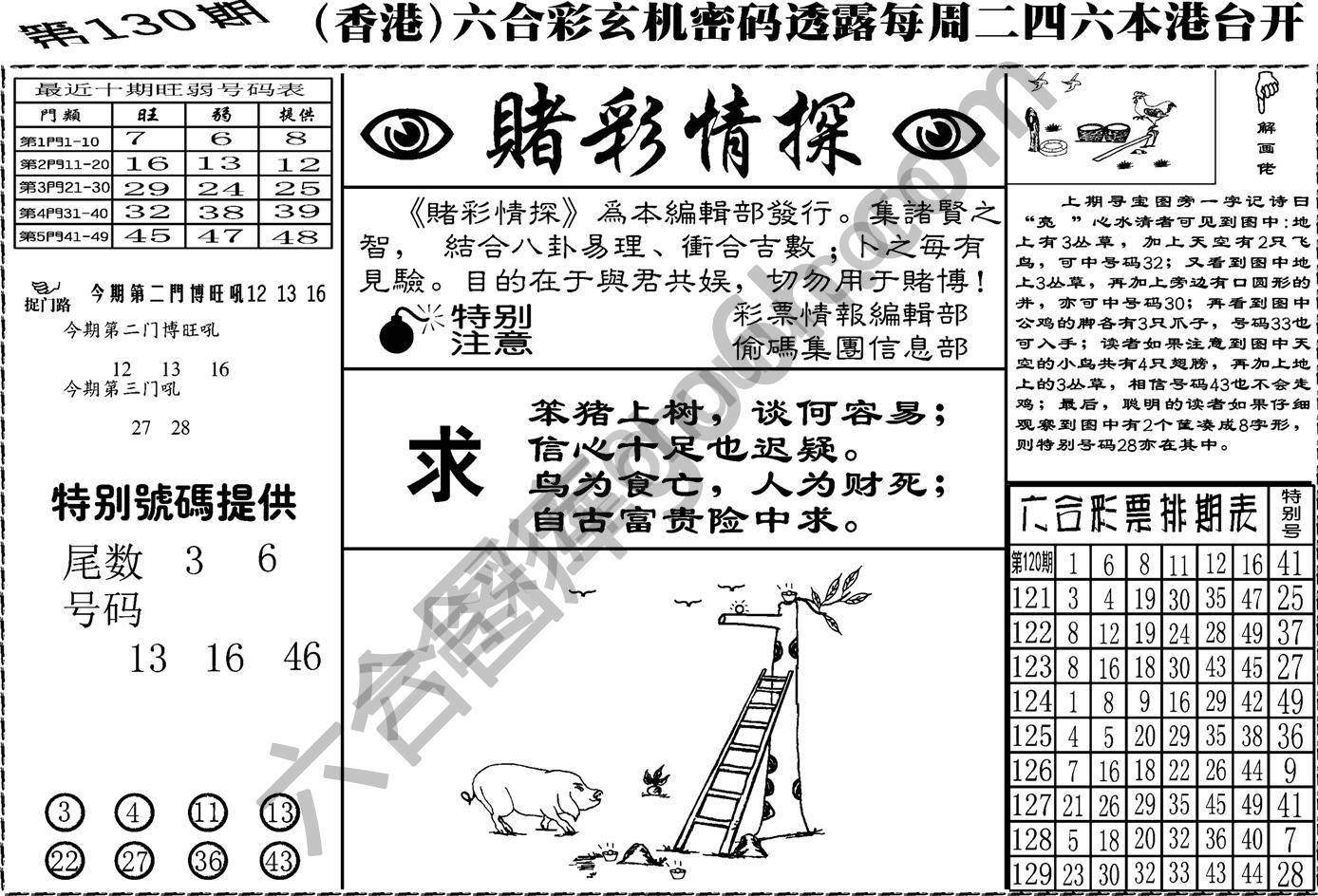 赌彩情探