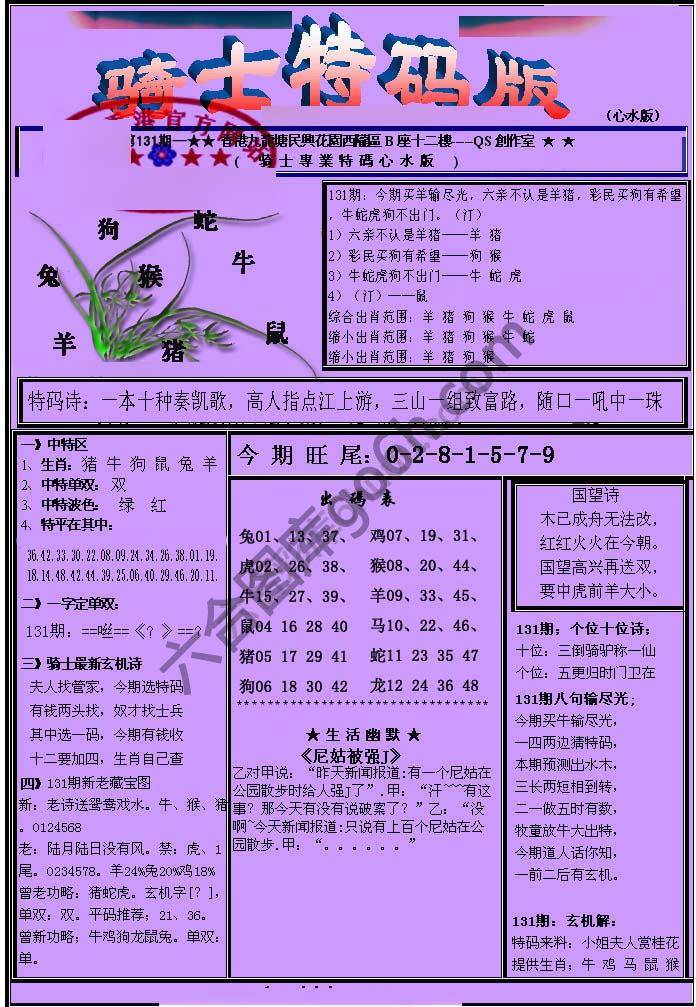 另类骑士特码版