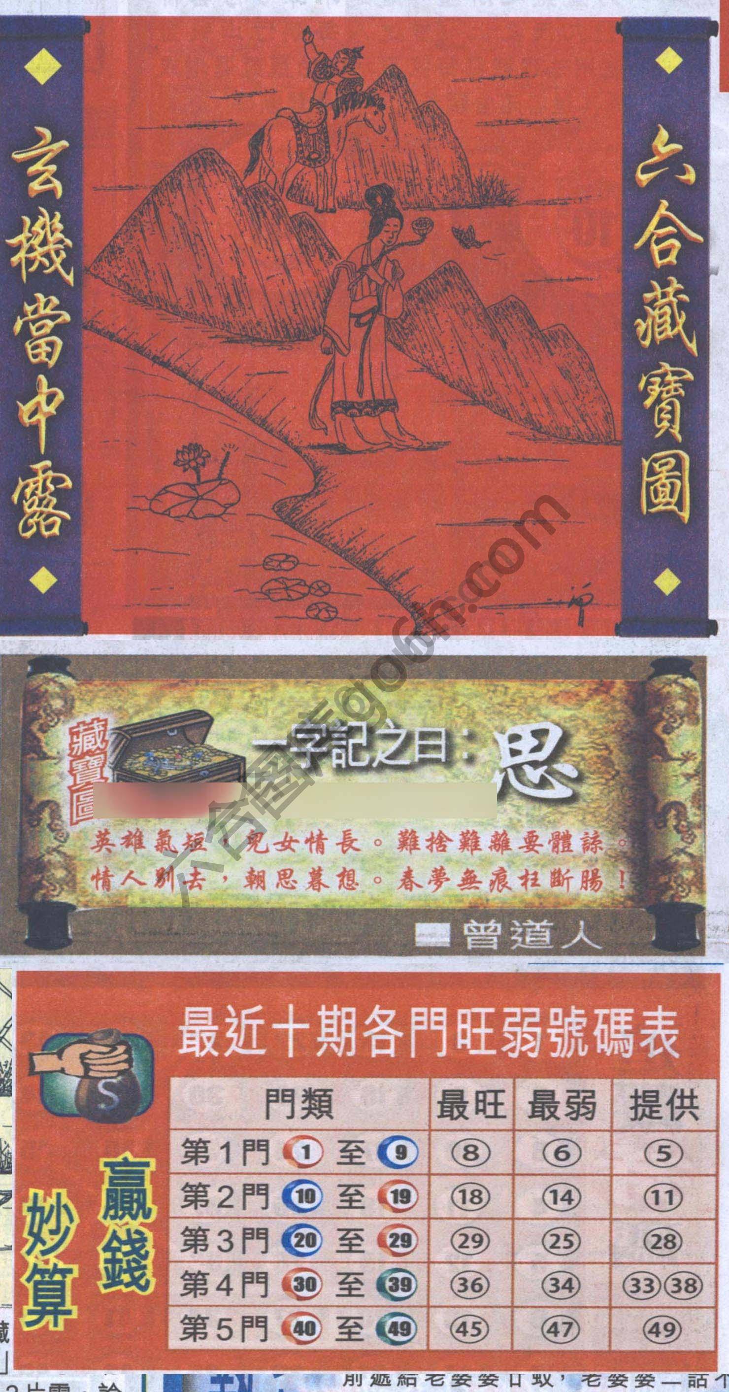 高清跑狗图