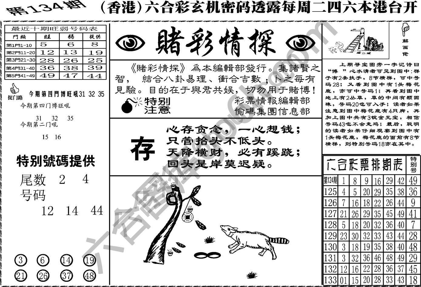 赌彩情探