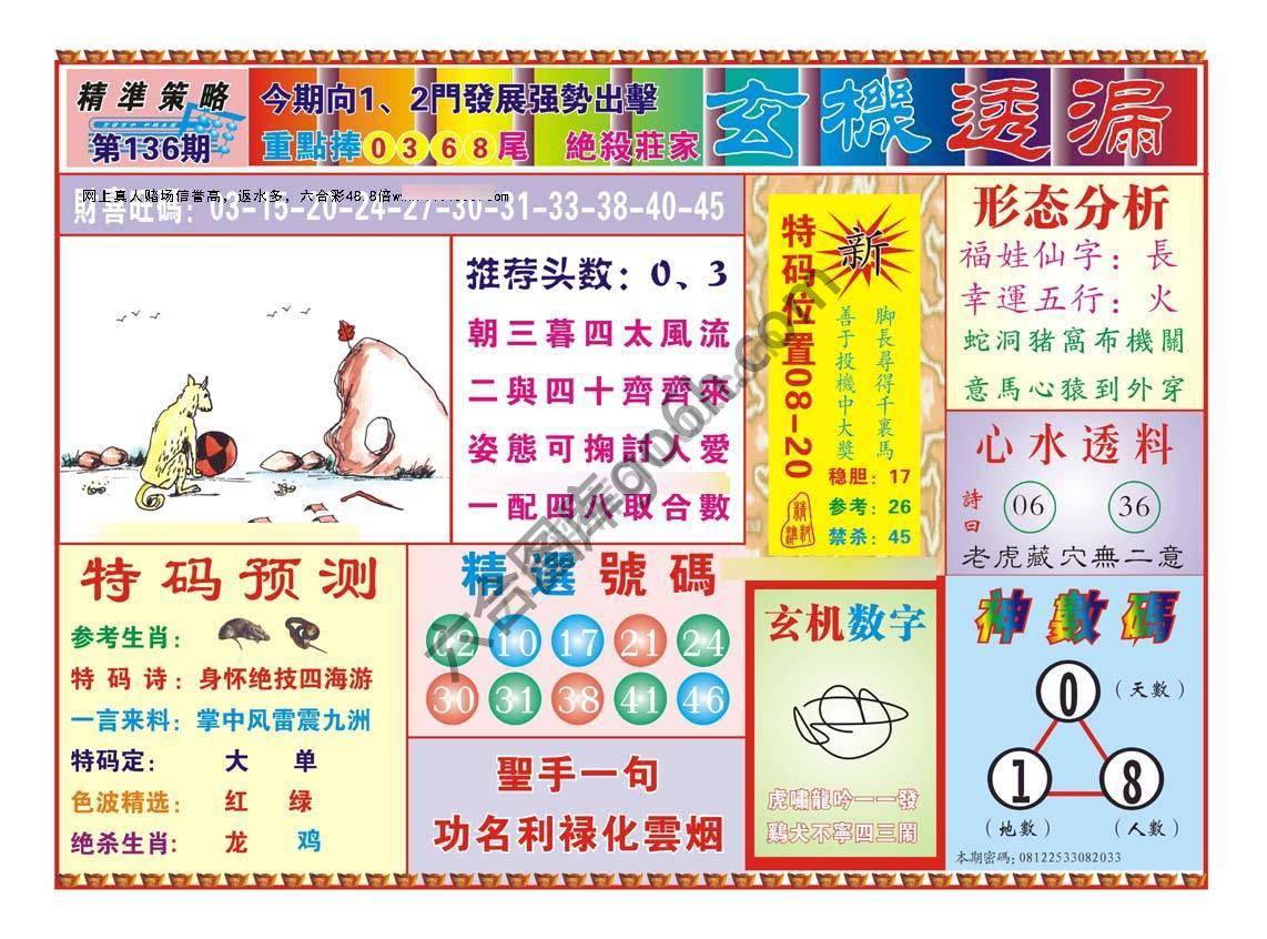 玄机透漏