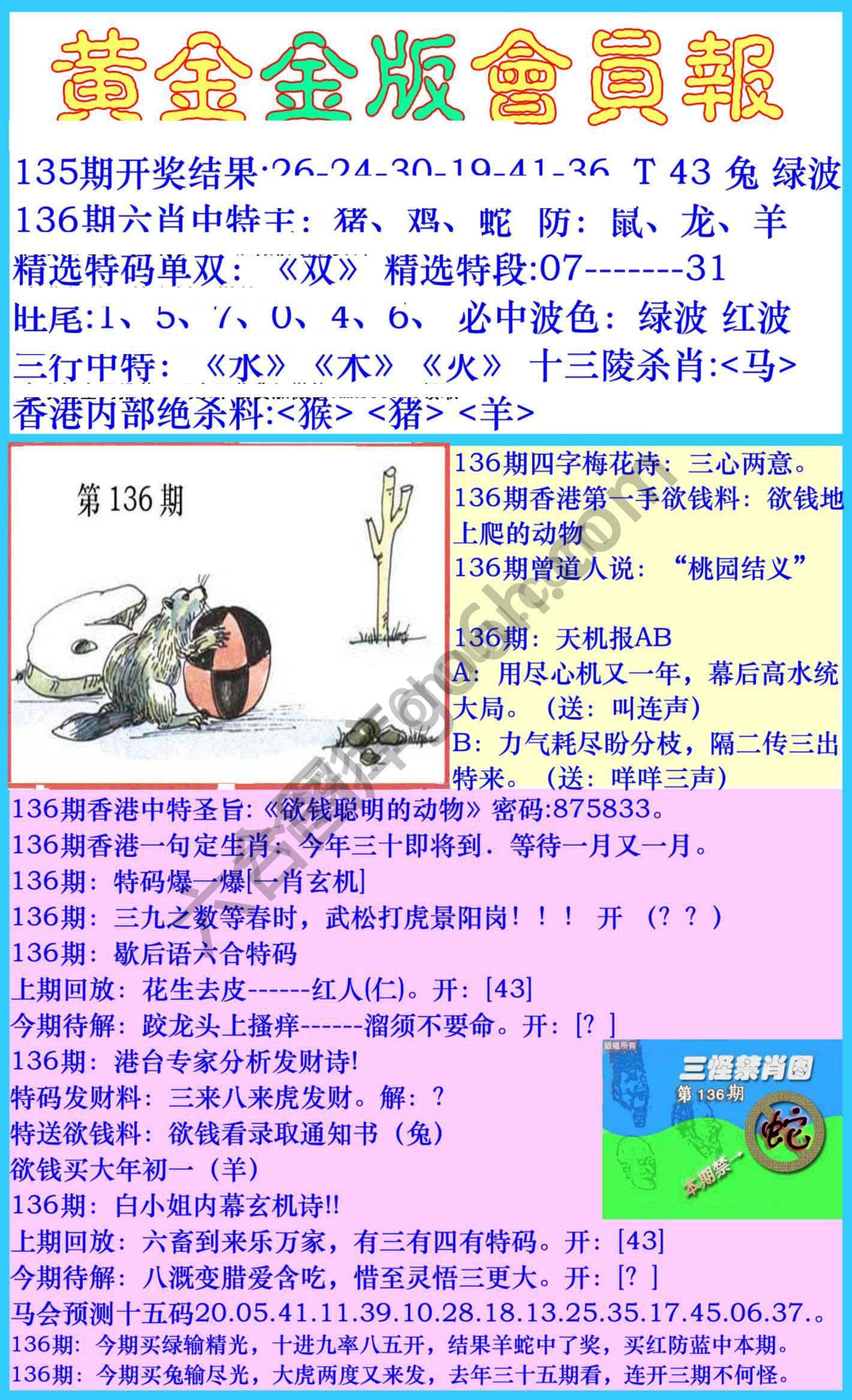 黄金金版会员报