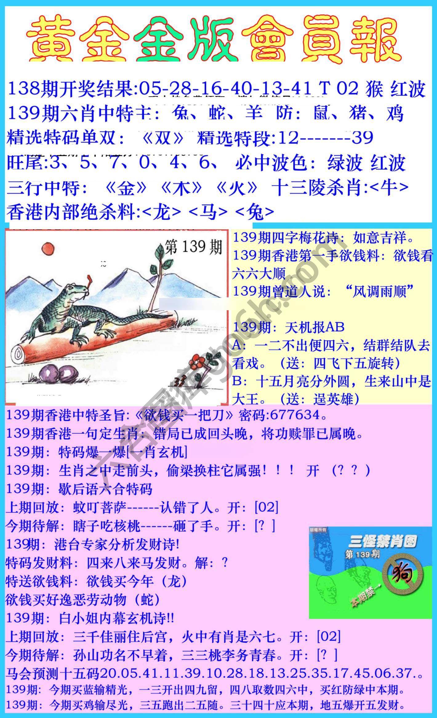黄金金版会员报