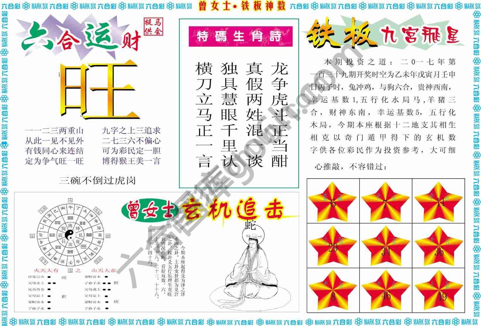 曾女士铁板神数