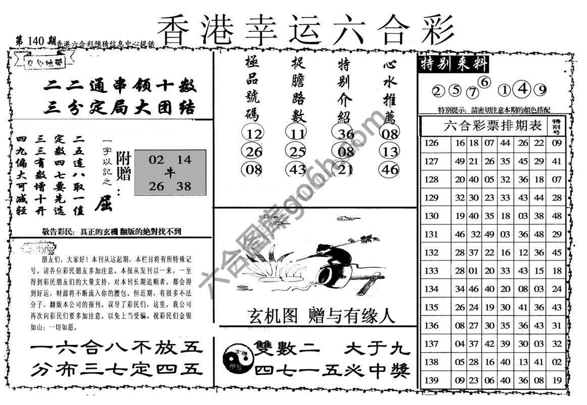 香港幸运六合彩