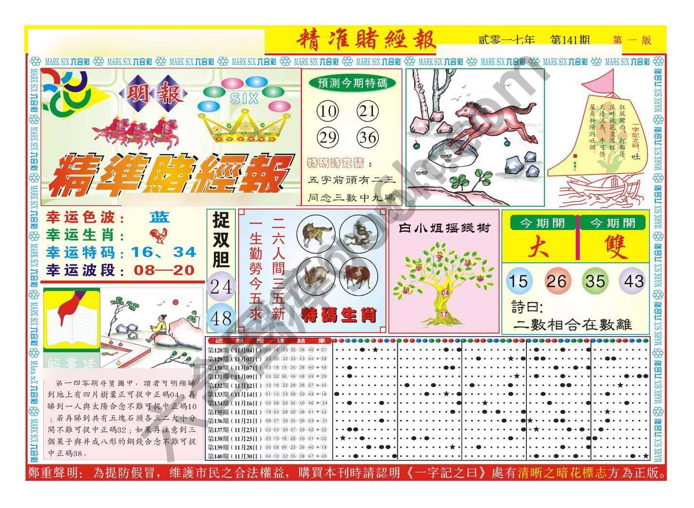 精准赌经报