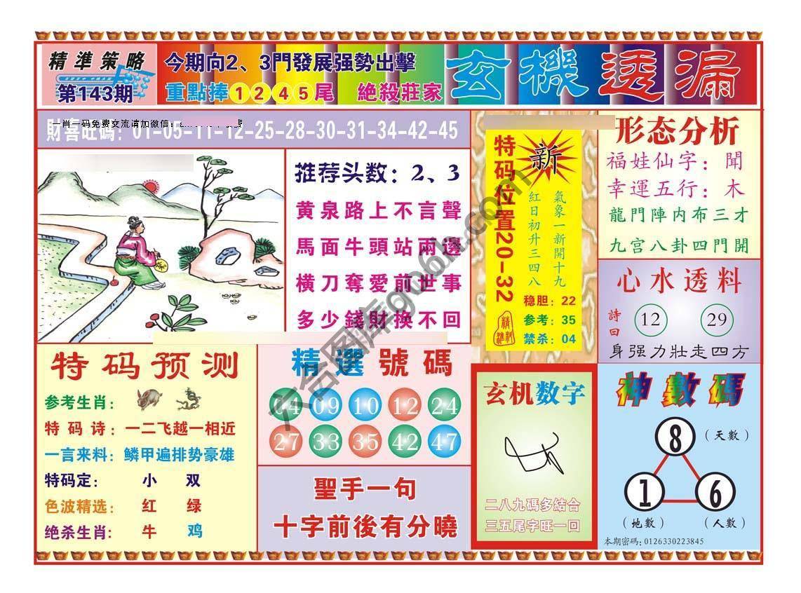 玄机透漏