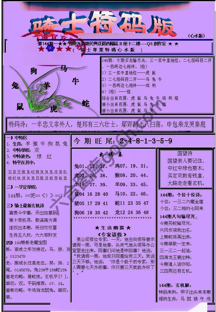 另类骑士特码版