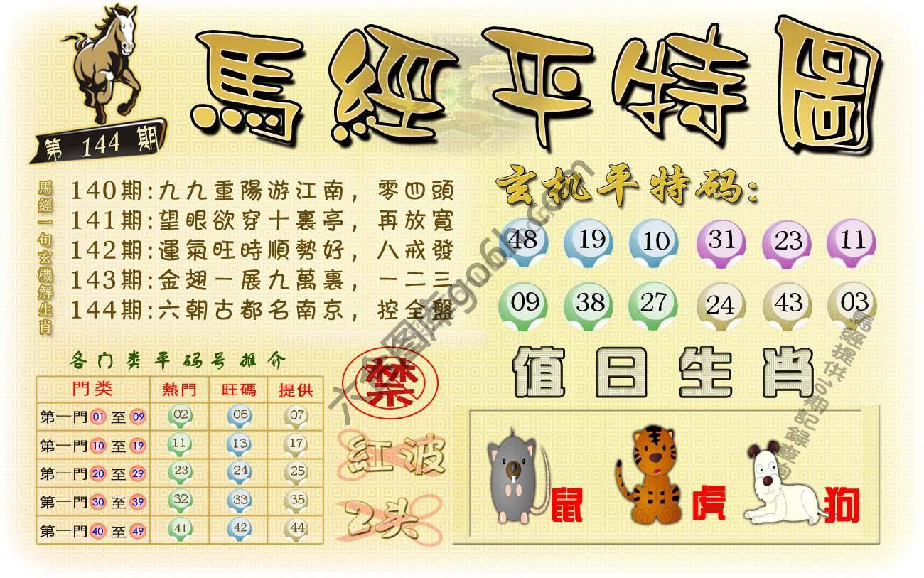 马经平特图