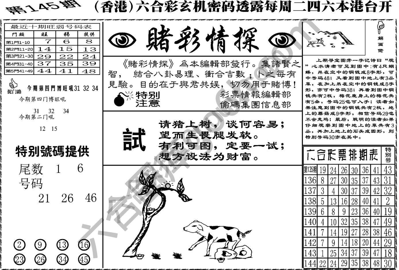 赌彩情探