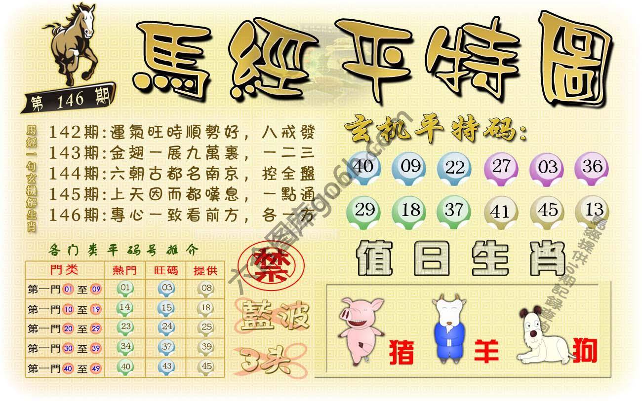 马经平特图