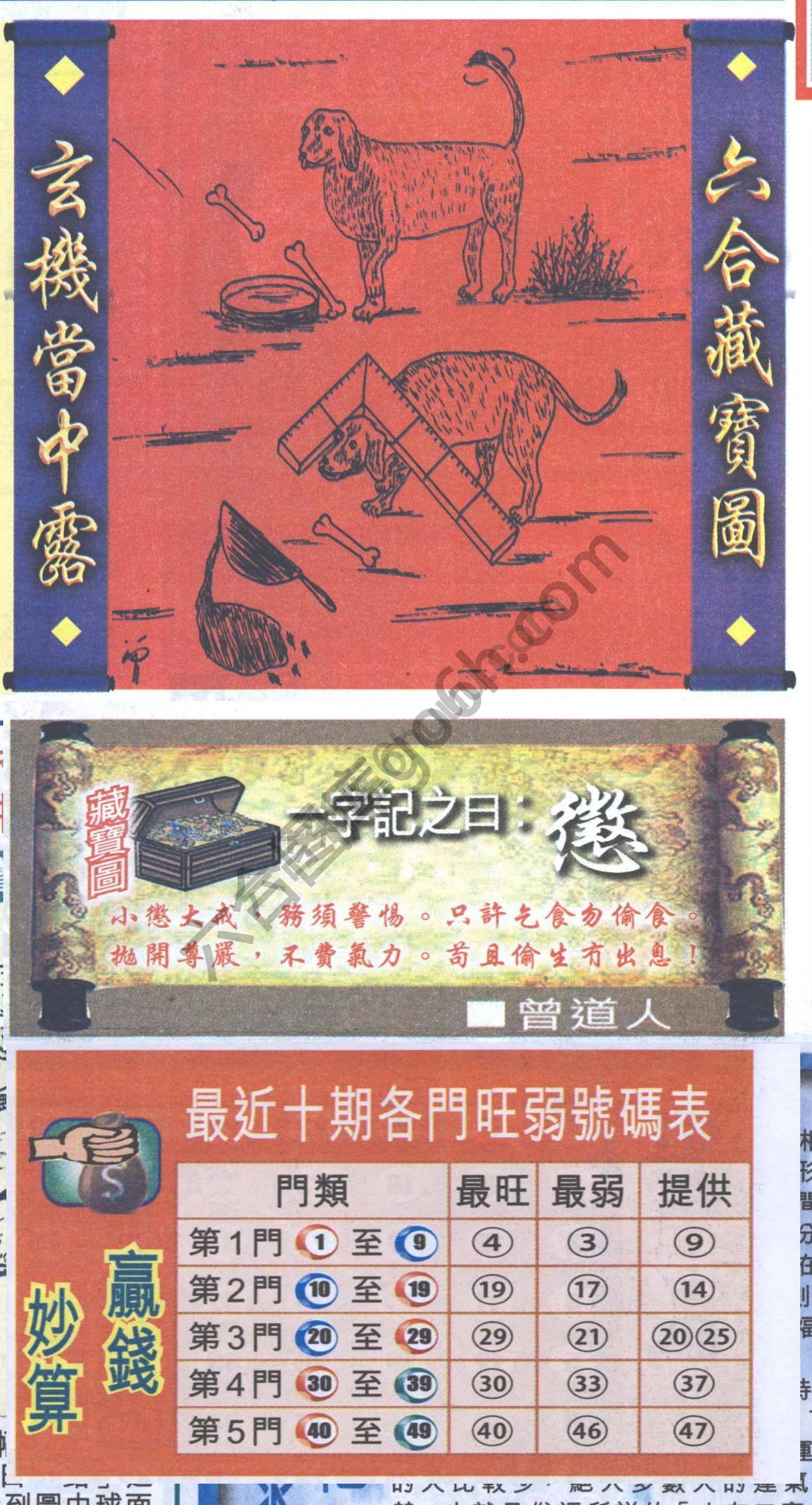 高清跑狗图