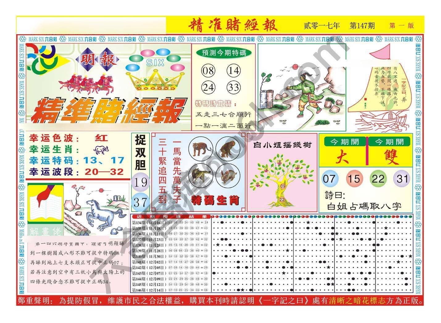 精准赌经报