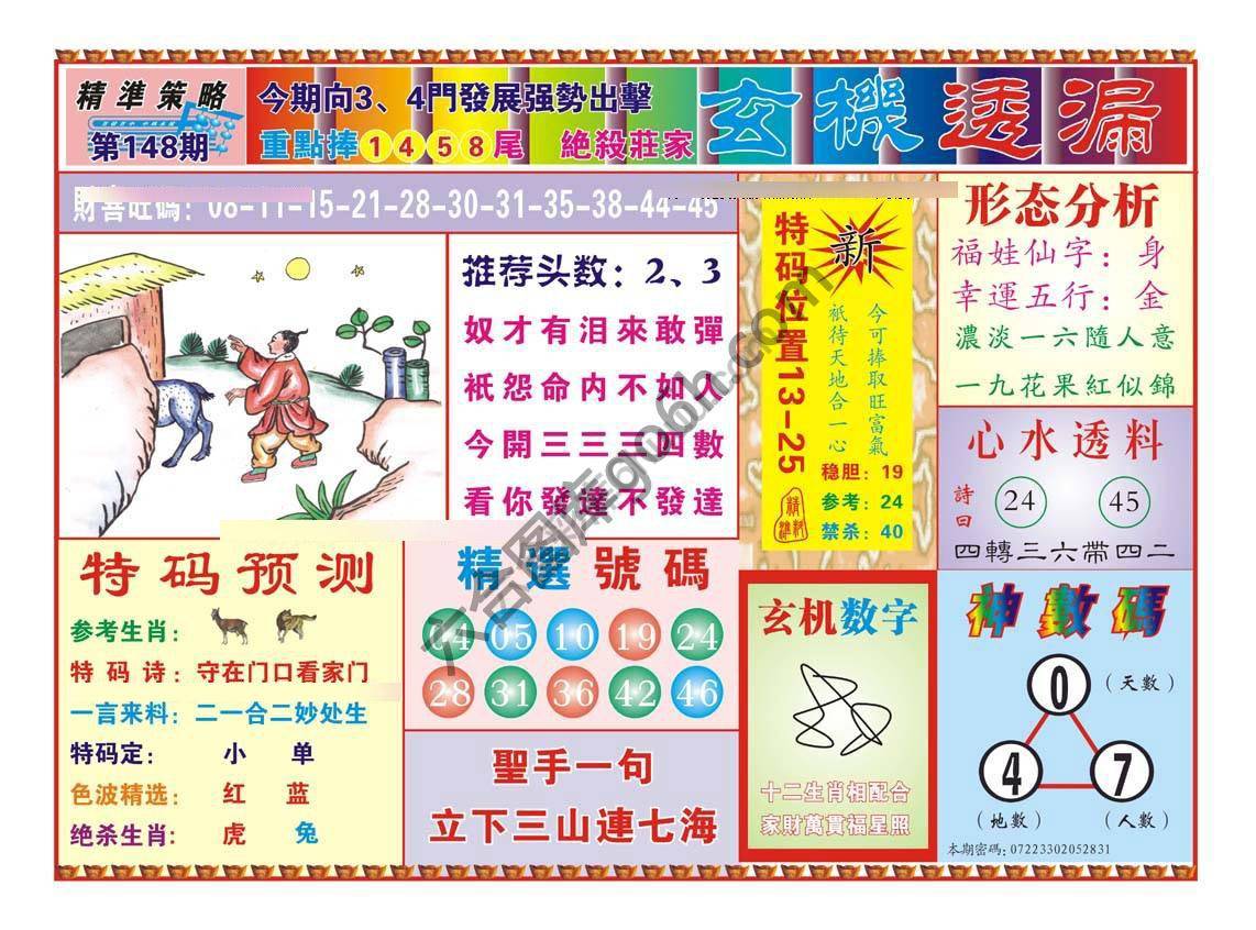 玄机透漏