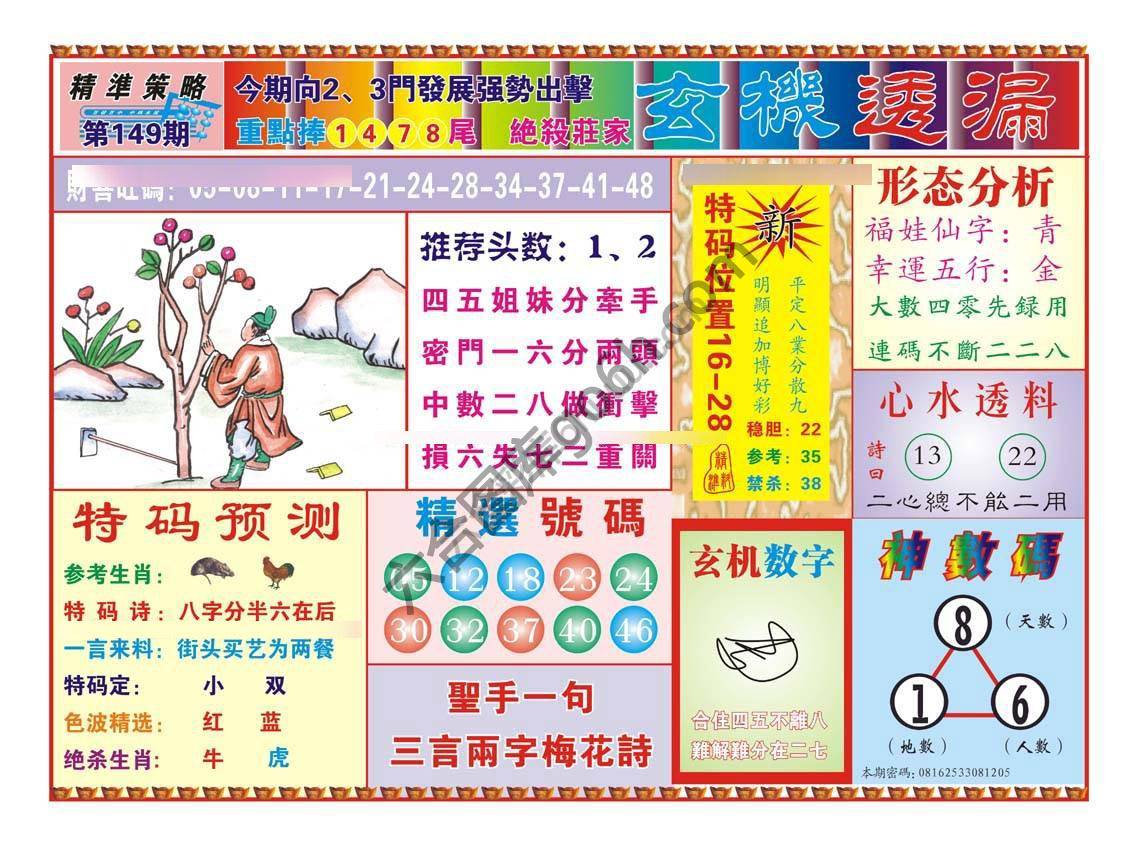 玄机透漏
