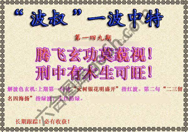 波叔一波中特