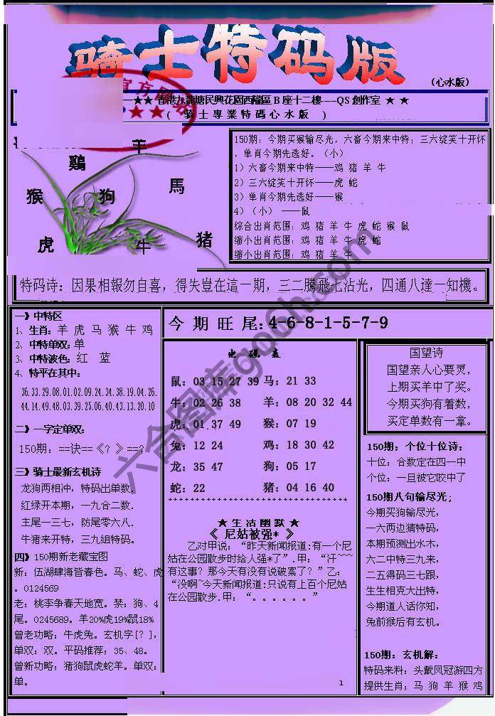 另类骑士特码版