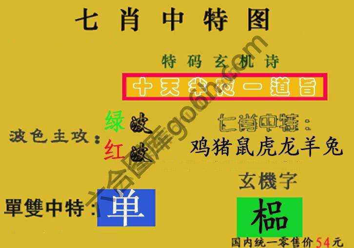 七肖中特图