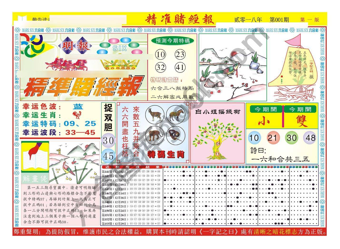 精准赌经报